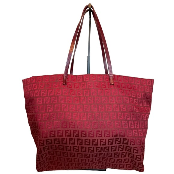 AUTHENTIC Fendi Zucchino Roll Tote - Picture 3 of 8